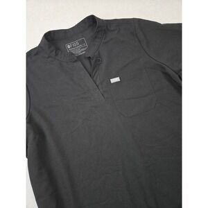 FIGS Technical Collection Black "Labor and Delivery" Scrub Top XL Maternity